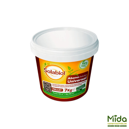 SOLABIOL Abono Universal Pellets cubo de 7kg