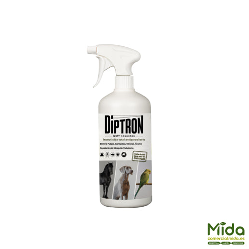 Quimunsa Insecticida total Antiparasitario para Mascotas de DIPTRON QM