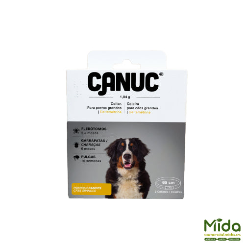 Quimunsa CANUC Collar antiparasitario Deltametrina Perros Grandes