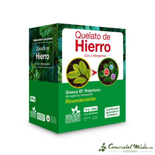 EIPASA COMPACT Quelato de Hierro Gresca ID Polymicro 500 gr.