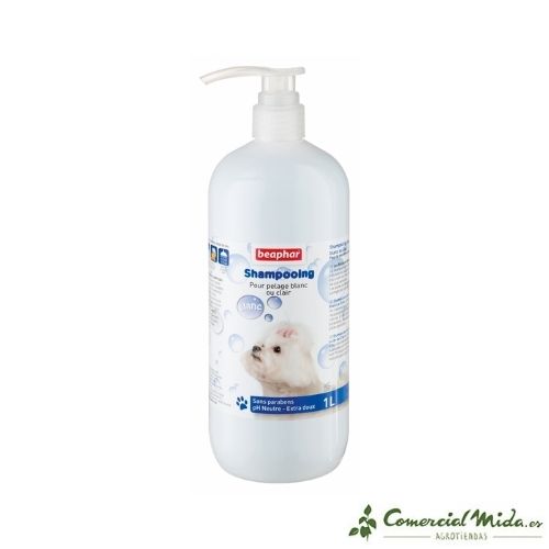 Champú para perro de pelo blanco 1 L de Beaphar