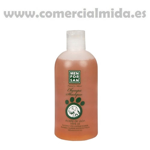 Champú MENFORSAN ACEITE DE VISÓN para perros 1L