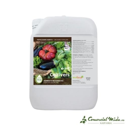 Cultivers abono líquido huerto ecológico 10L