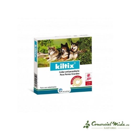 Collar Antiparasitario ECUPHAR Kiltix para Perros Grandes