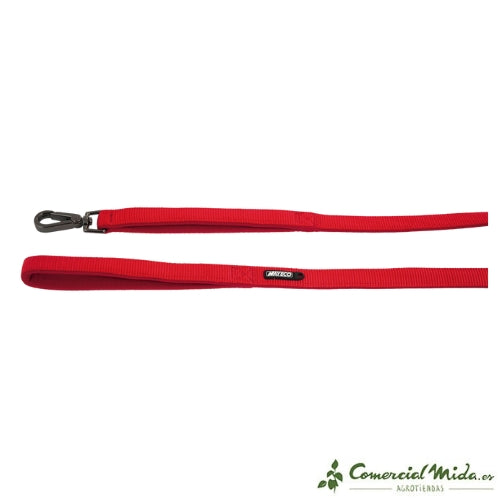 Nayeco Correa Neopreno rojo para Perros