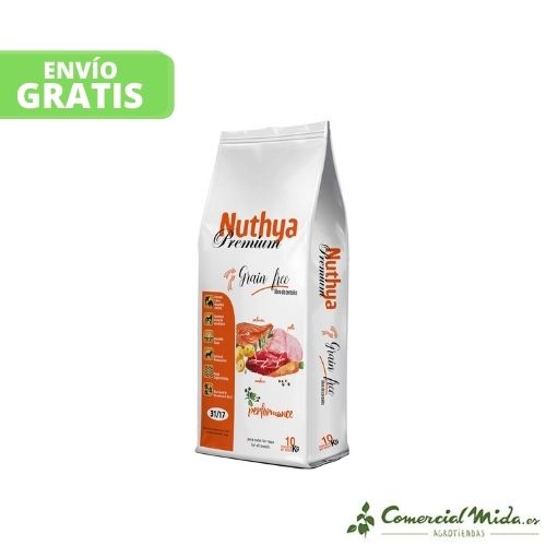 Pienso para perros Grain Free 31/17 10 Kg de Nuthya Premium