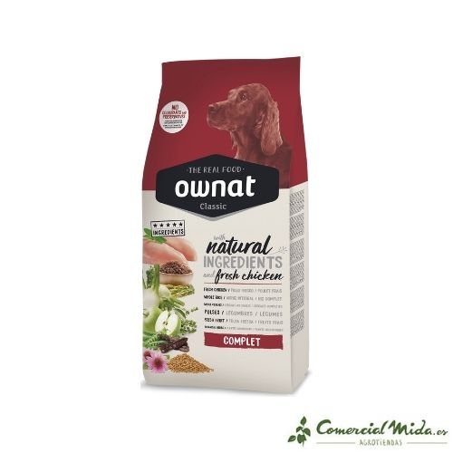 Pienso Ownat Classic Complet para perros adultos