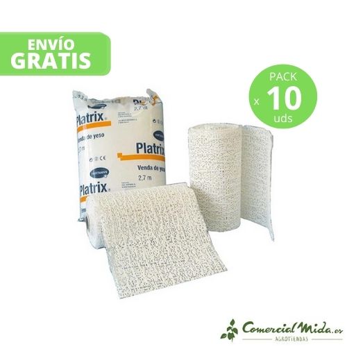 Venda Escayola de Yeso 15 cm x 2,7 m 20 rollos de Platrix