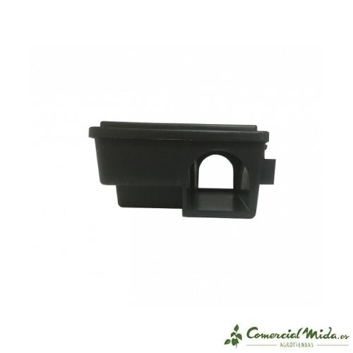 Portacebos Pk 1850 negro con colgador y llave 25 x 17 x 9 cm