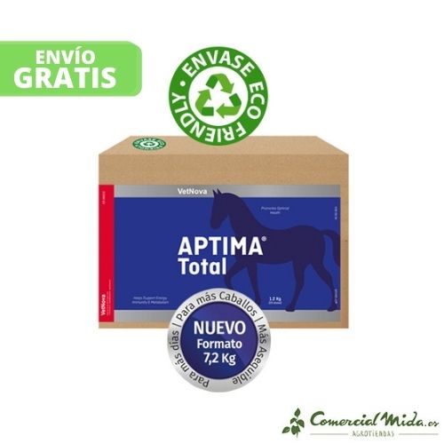 VetNova Aptima Total multivitaminas para caballos (7,2Kg) Caja