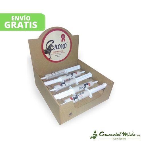 Expositor Crono Electrolytes VetNova para caballos (10x30ml)