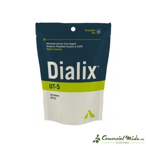 Suplemento alimenticio para perros y gatos Dialix UT-5 30 chews de Vetnova