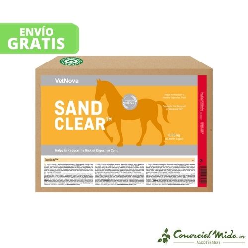 Suplemento alimenticio para caballos SandClear de Vetnova 6,25Kg