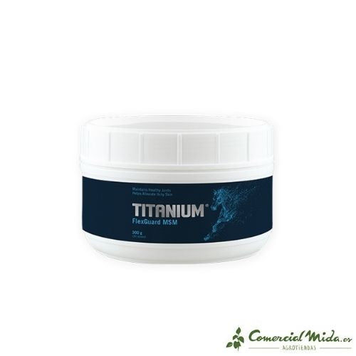 Suplemento alimenticio para caballos Titanium FlexGuard MSM 300 gr de Vetnova