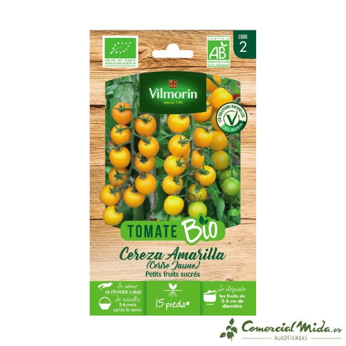 VILMORIN BIO Semillas Tomate Cerise Jaune